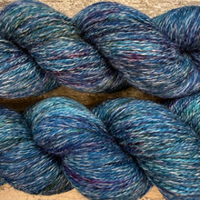 Load image into Gallery viewer, Courtship Display, merino pima cotton 4ply yarn