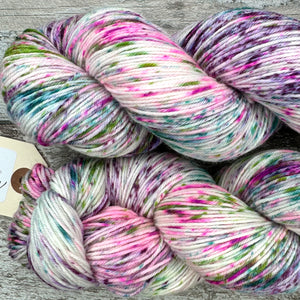 Summer Pond, merino nylon sock yarn