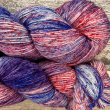 Load image into Gallery viewer, Meadow Poppies, merino nylon sock yarn