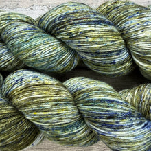Load image into Gallery viewer, Monk’s Hood Lichen, merino nylon sock yarn