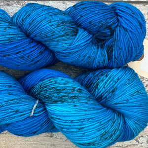 Dendrobates azureus DK, merino nylon yarn