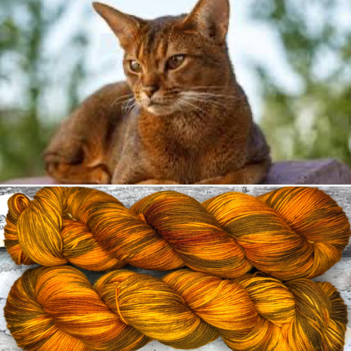 Ginger Cat DK, merino nylon yarn