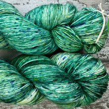 Load image into Gallery viewer, Spring Greens, merino nylon sock yarn