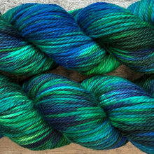 Load image into Gallery viewer, Peacock Aran, soft superwash merino yarn