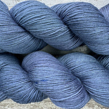 Load image into Gallery viewer, Thunder, grey merino nylon sock yarn