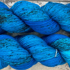 Dendrobates azureus DK, merino nylon yarn