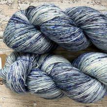 Load image into Gallery viewer, Cooling Clouds, merino nylon sock yarn