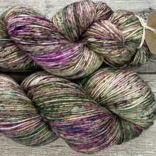 Load image into Gallery viewer, Moss and Mushrooms, merino nylon sock yarn