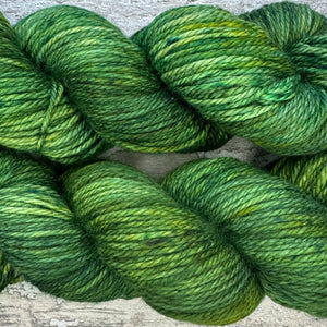 Mossy Frog Aran, soft superwash merino yarn