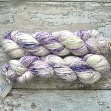 Load image into Gallery viewer, Crocuses in the Snow, merino bamboo sock yarn