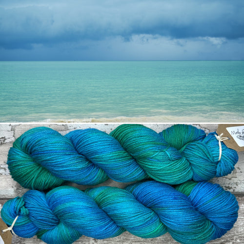 Ocean Calm DK, merino nylon yarn