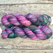 Load image into Gallery viewer, Winter Cyclamen, merino nylon sock yarn