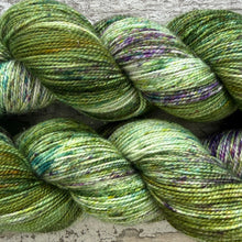 Load image into Gallery viewer, Woodland Sparkle, merino nylon sock yarn