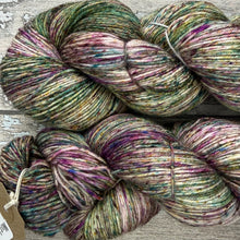 Load image into Gallery viewer, Moss and Mushrooms, merino nylon sock yarn
