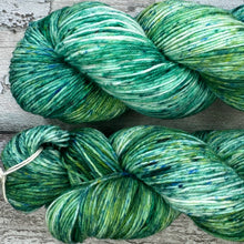 Load image into Gallery viewer, Spring Greens, merino nylon sock yarn