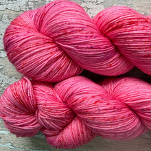 Load image into Gallery viewer, Strawberry Ice Cream, merino nylon sock yarn