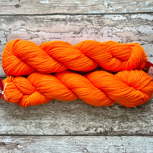 Traffic Cone DK, merino nylon yarn