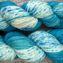 Load image into Gallery viewer, Turquoise Rainbowfish DK, merino nylon sock yarn