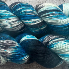 Load image into Gallery viewer, Blue Footed Booby, merino nylon sock yarn