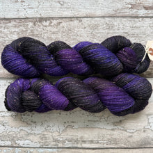 Load image into Gallery viewer, Distant Galaxies Mermaid Sparkle, merino nylon sock yarn