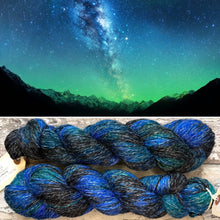 Load image into Gallery viewer, Northern Lights, merino pima cotton 4ply yarn