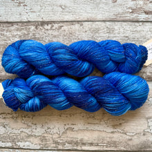 Load image into Gallery viewer, Moonstone Mermaid, merino sparkle sock yarn