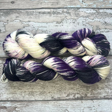 Load image into Gallery viewer, Violet Backed Starling, merino nylon sock yarn