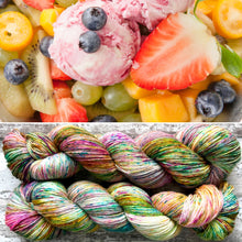 Load image into Gallery viewer, Fruit Salad, merino nylon sock yarn