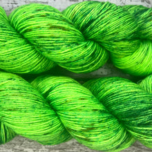 Load image into Gallery viewer, Lime Sorbet, merino nylon sock yarn