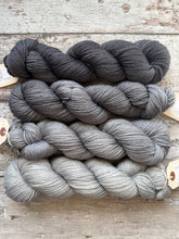 Load image into Gallery viewer, SALE Grey Fade DK, merino nylon yarn