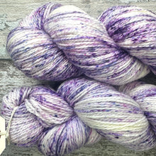 Load image into Gallery viewer, Crocuses in the Snow, merino pima cotton 4ply yarn