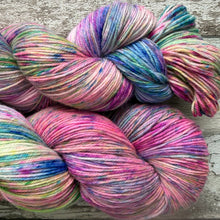 Load image into Gallery viewer, Rainbow Sprinkles, merino nylon sock yarn