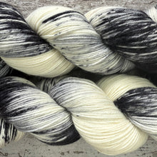 Load image into Gallery viewer, Silver Bengal Cat, merino nylon sock yarn