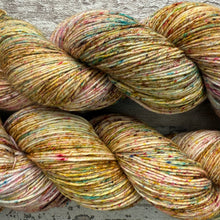 Load image into Gallery viewer, Amongst the Flowers, merino nylon sock yarn