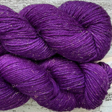 Load image into Gallery viewer, Royal Purple DK, merino nylon mermaid yarn