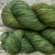 Load image into Gallery viewer, Mossy Frog Sparkle, merino nylon sock yarn
