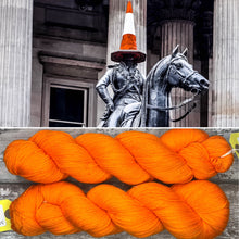Load image into Gallery viewer, Traffic Cone, merino nylon sock yarn