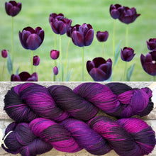 Load image into Gallery viewer, Black Tulip, easy care non-superwash merino 4ply yarn