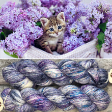 Load image into Gallery viewer, Kitty’s Flowers, merino pima cotton 4ply yarn