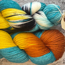 Load image into Gallery viewer, (April) European Bee Eater DK, merino nylon yarn