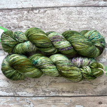 Load image into Gallery viewer, Woodland Sparkle, merino nylon sock yarn