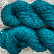 Load image into Gallery viewer, Peacock Teal, aran superwash merino yarn