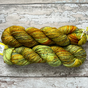 Glass Frog DK, merino nylon yarn