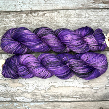 Load image into Gallery viewer, SALE Purple Guppy DK, merino nylon yarn