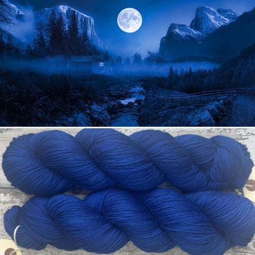 My Perfect Blue DK, merino nylon yarn