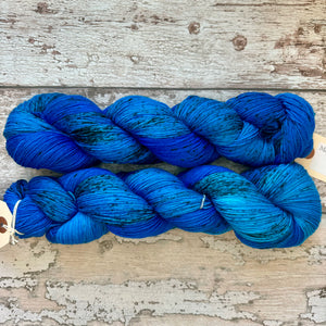 Dendrobates azureus DK, merino nylon yarn