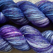 Load image into Gallery viewer, Frosty Reception, merino nylon sock yarn
