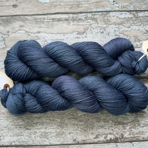 Thunder, grey merino nylon sock yarn