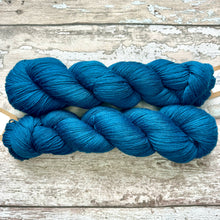 Load image into Gallery viewer, Dark Teal, merino nylon sock yarn