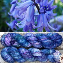 Load image into Gallery viewer, Bluebells, merino pima cotton 4ply yarn